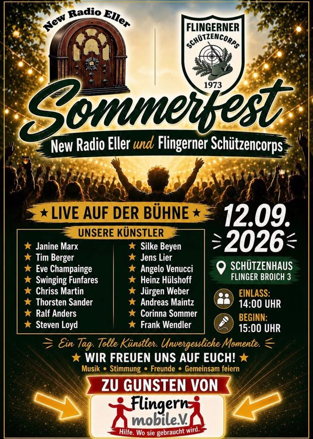 Plakat Sommerfest 2026